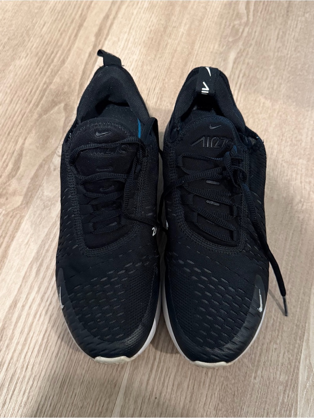 Nike Air Max 270 Athletic Shoes Black & White
